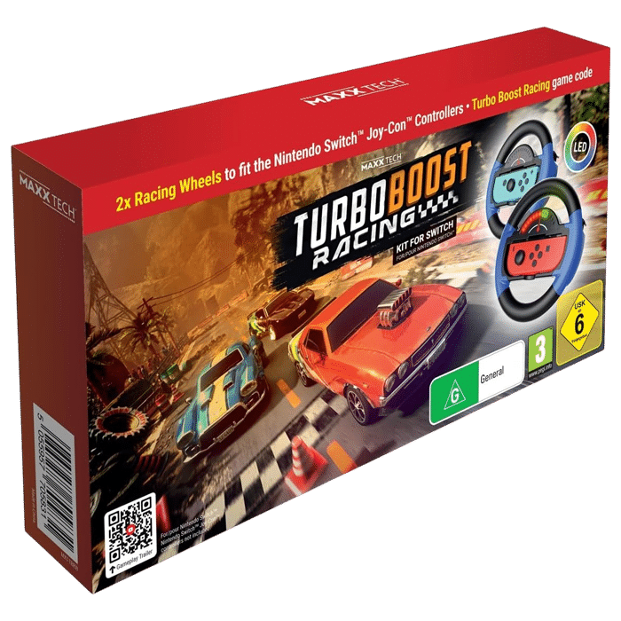 turbo boost racing kit sur switch visuel produit