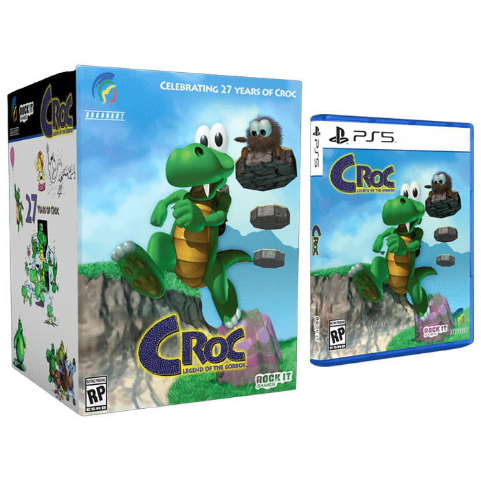 croc legend of the gobbos collector ps5 visuel produit