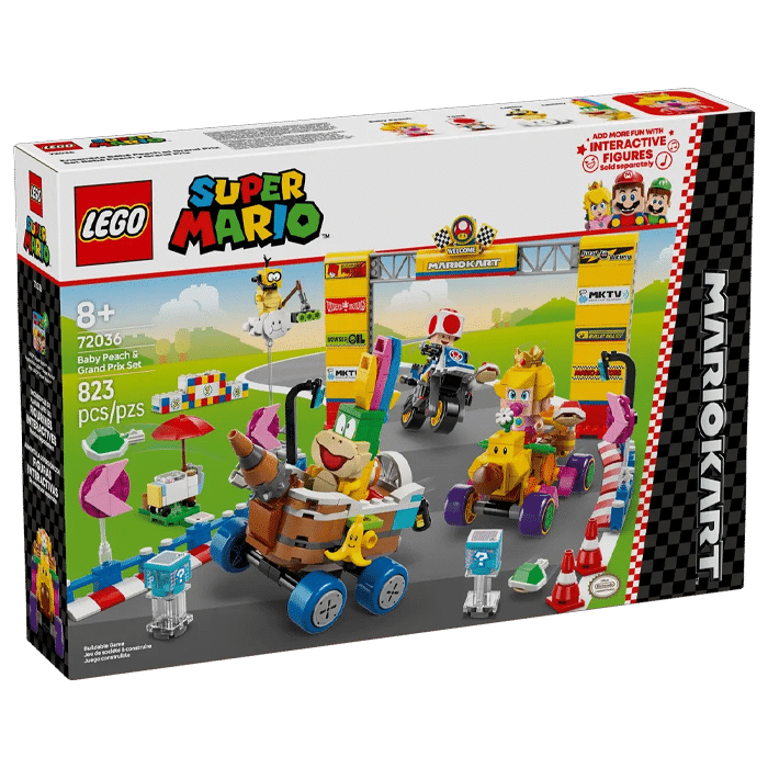 lego mario kart baby peach grand prix 72036 visuel produit