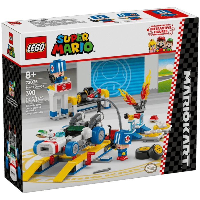 lego mario kart garage de toad 72035 visuel produit
