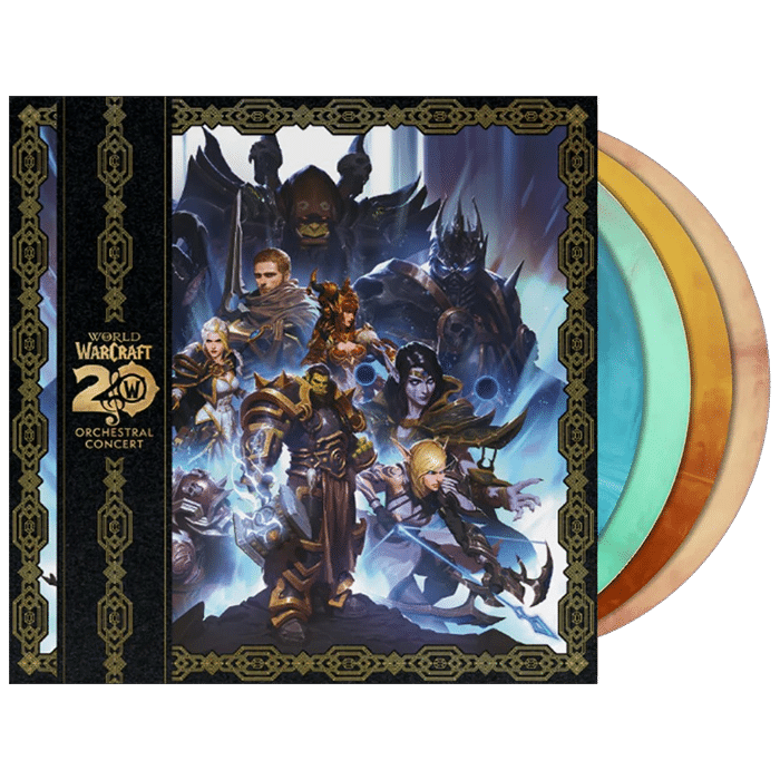 vinyles world of warcraft 20 ans 4 disques visuel produit