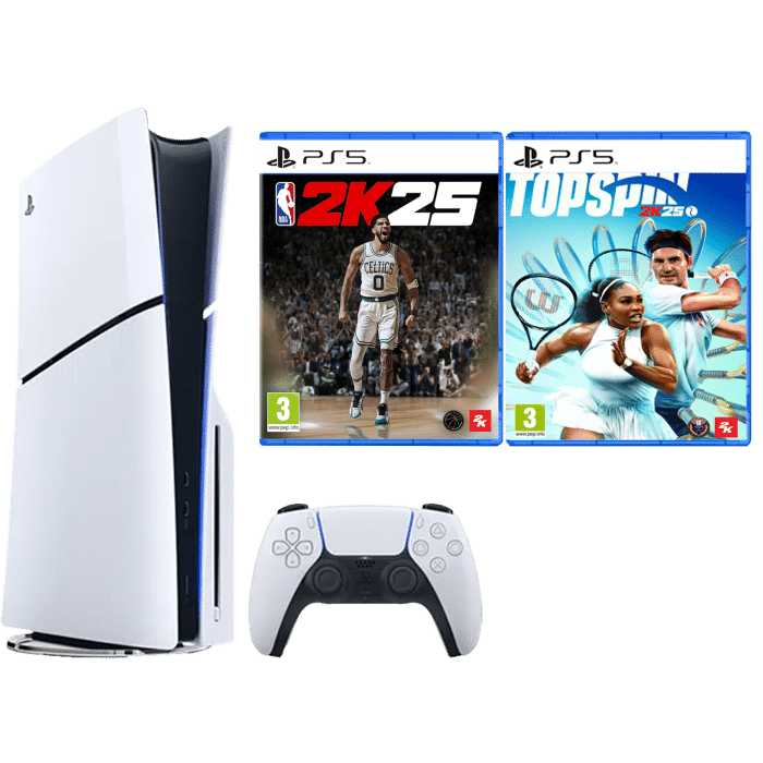 Pack PS5 slim standard NBA 2K25 Top Spin 2K25 produit