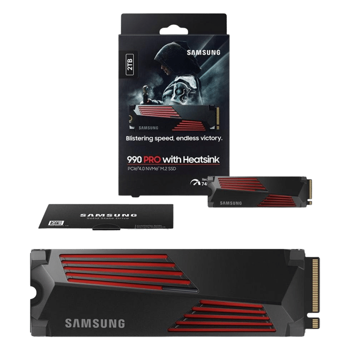 SSD Samsung 990 Pro 2 To PS5 Dissipateur produit
