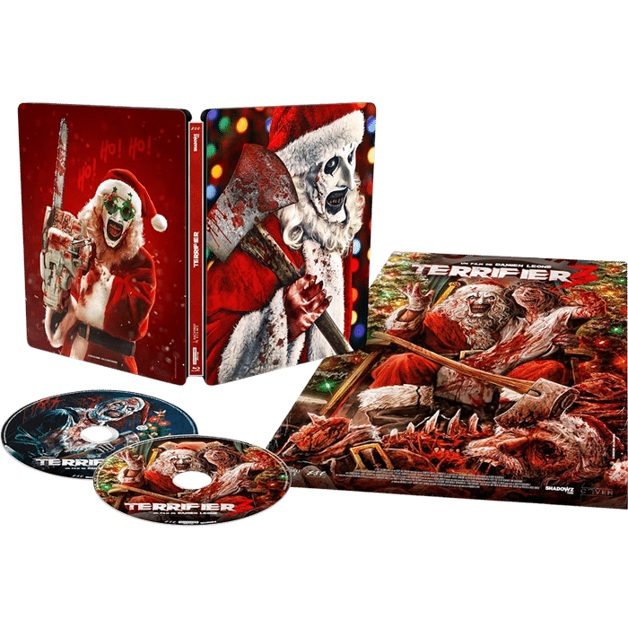 Terrifier 3 Blu Ray 4k Steelbook visuel complet produit