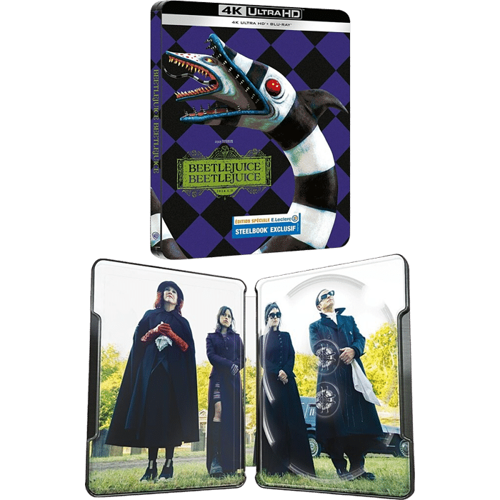 Beetlejuice Beetlejuice 4K Steelbook Leclerc definitif produit