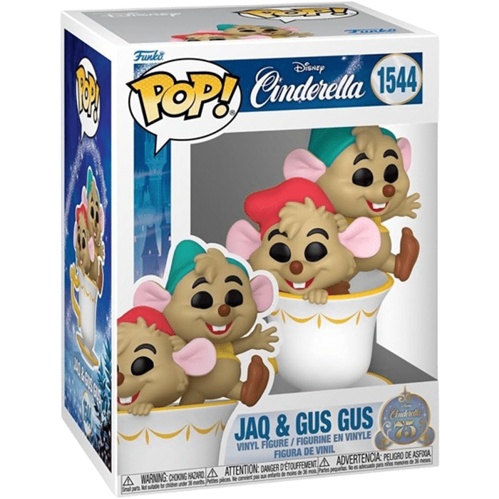 funko pop disney cinderella jaq et gus gus produit