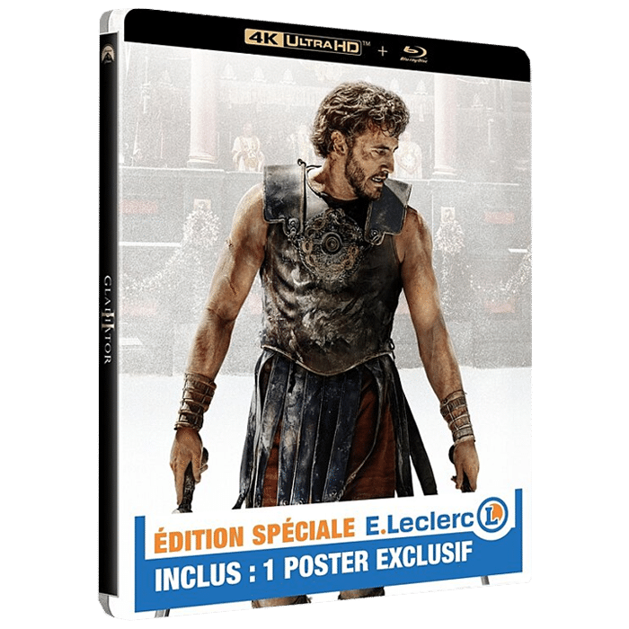 gladiator 2 4k steelbook def leclerc produit