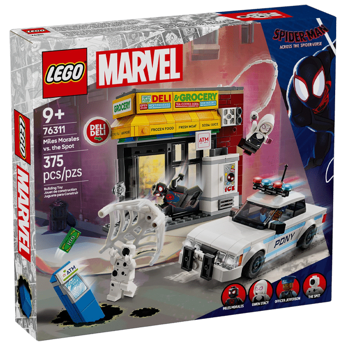 lego miles morales contre la tache 76219 visuel produit