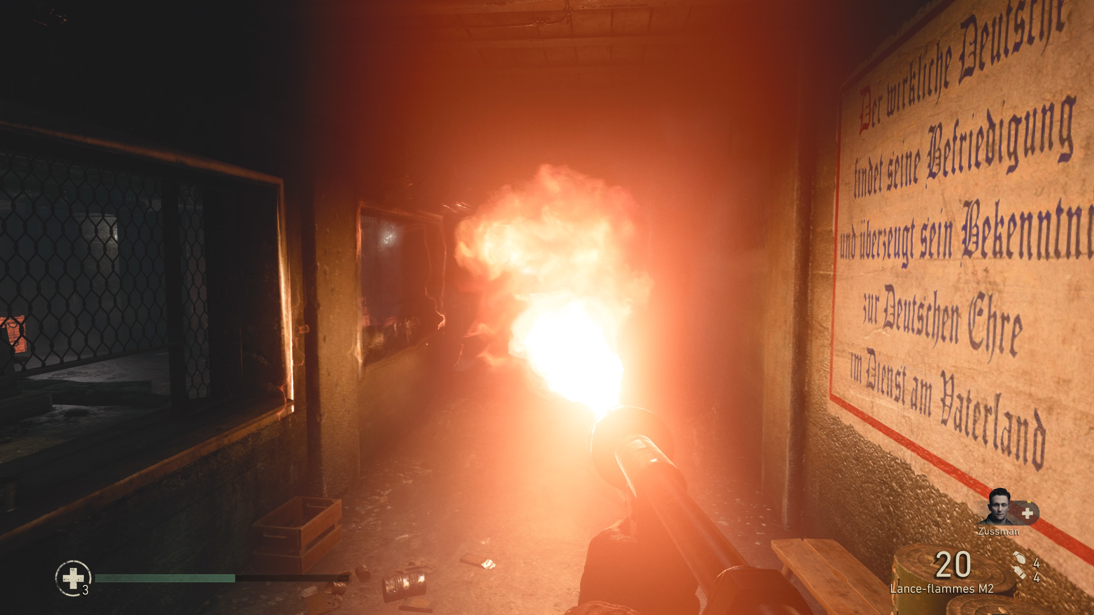 test call of duty ww2 screenshot flamme