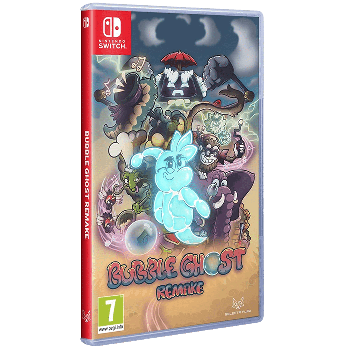 bubble ghost remake sur switch visuel produit