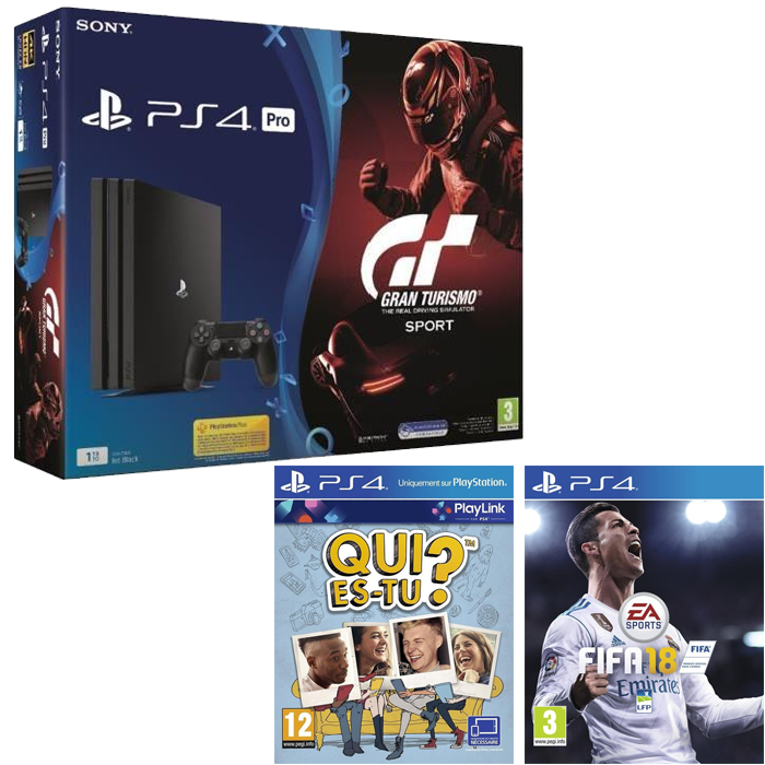 bon plan pack ps4 pro gt sport fifa 18