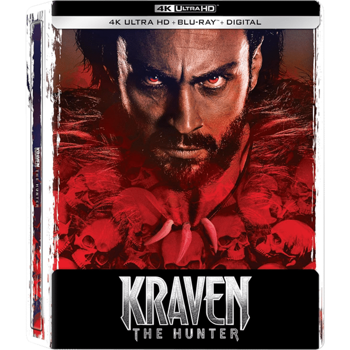 Kraven The Hunter Blu Ray 4K Steelbook US Produit
