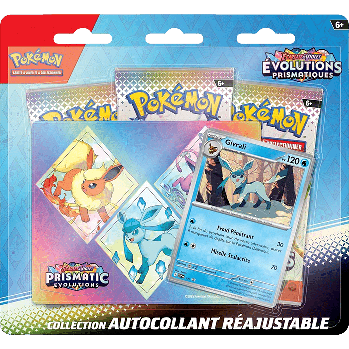 Tripack Prismatiques Autocollant Pokémon Givrali produit