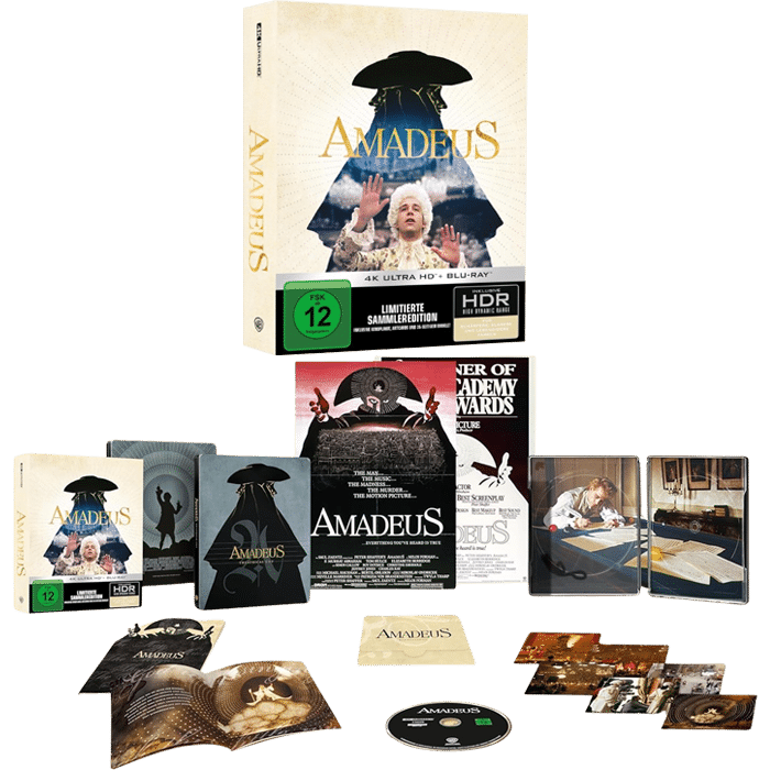 Amadeus Collector Blu Ray 4K Steelbook provisoire DE produit