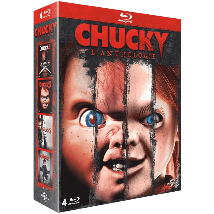 chucky 4 films blu ray produit