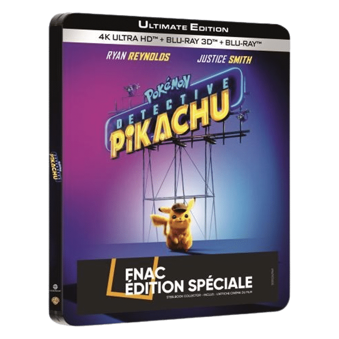 detective pikachu 4k steelbookproduit