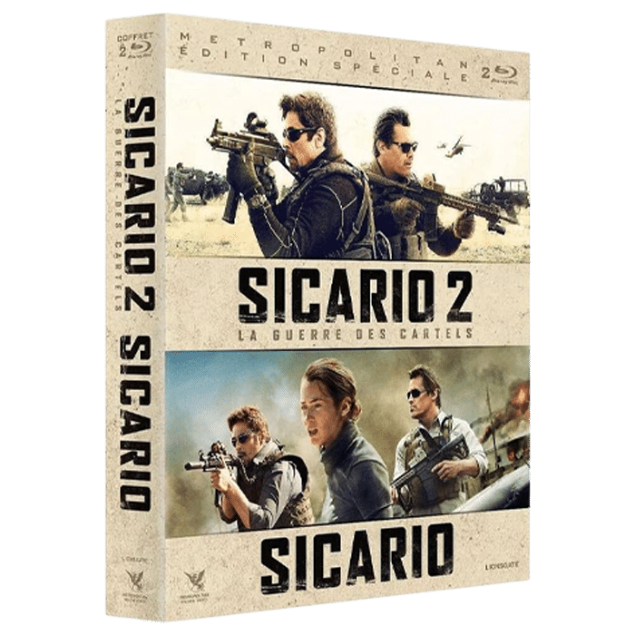 sicario 1 et 2 blu ray produit