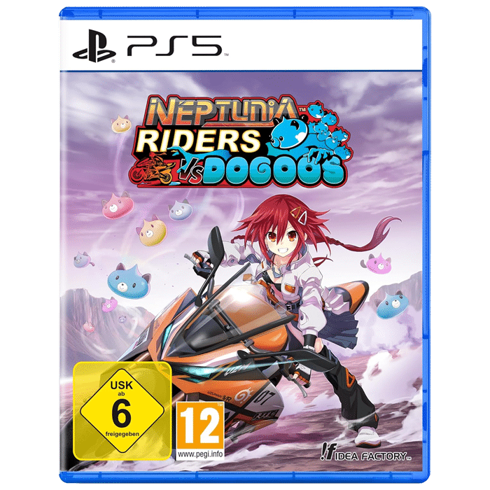 neptunia riders vs dogoos sur ps5 visuel produit