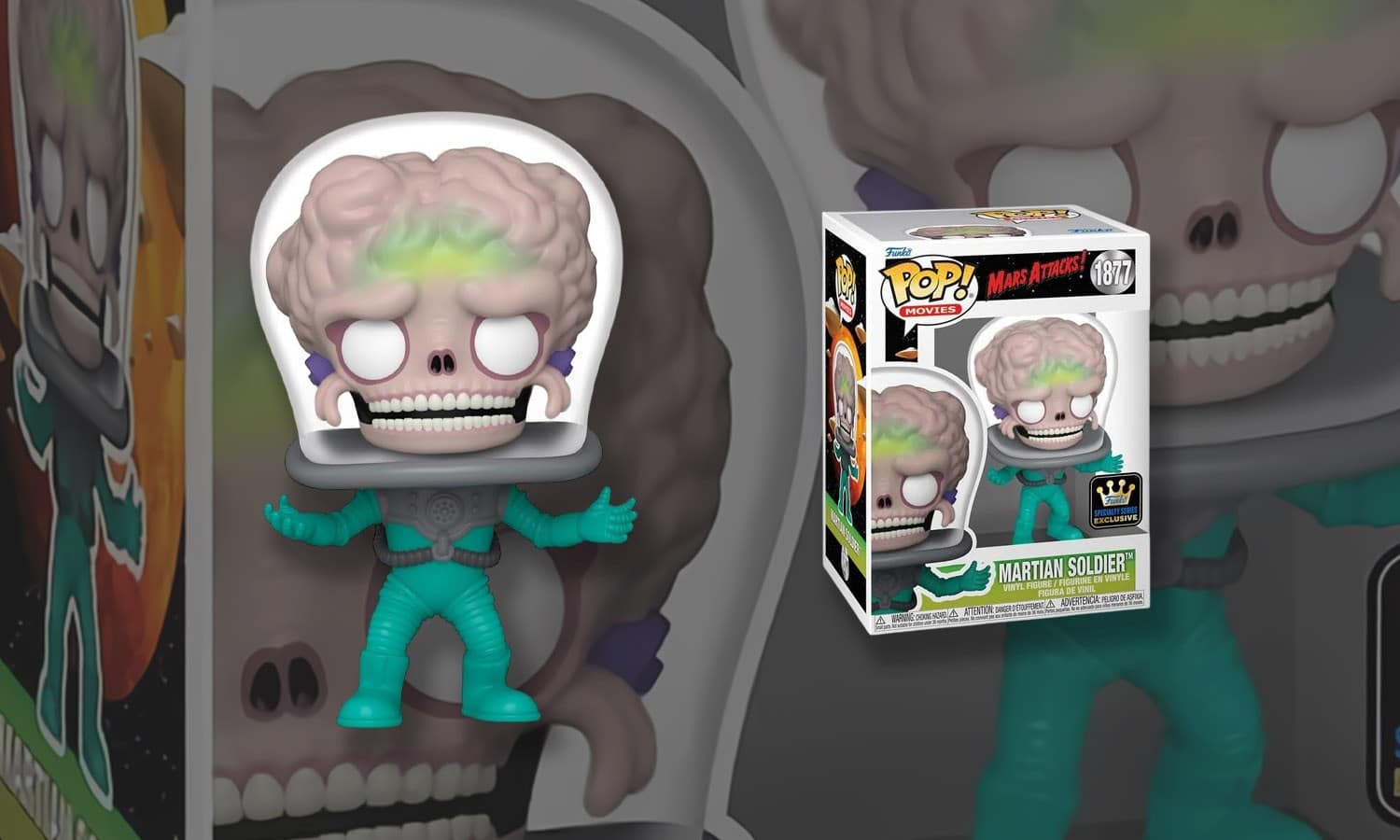 Funko Pop Movies Mars Attacks Alien Soldier
