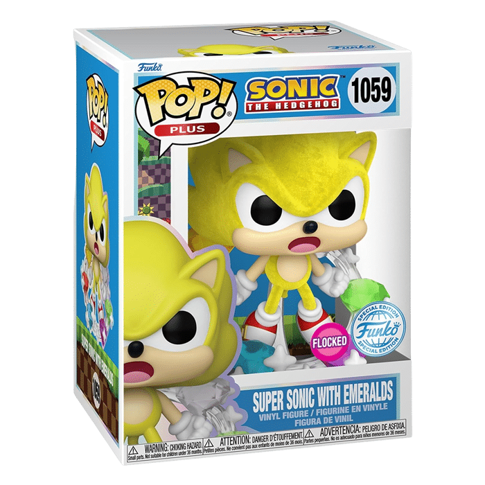 funko pop sonic super sonic emeralds visuel produit