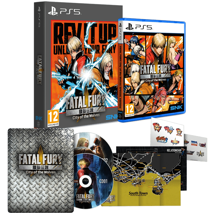 fatal fury city of the wolves ps5 steelbook visuel produit