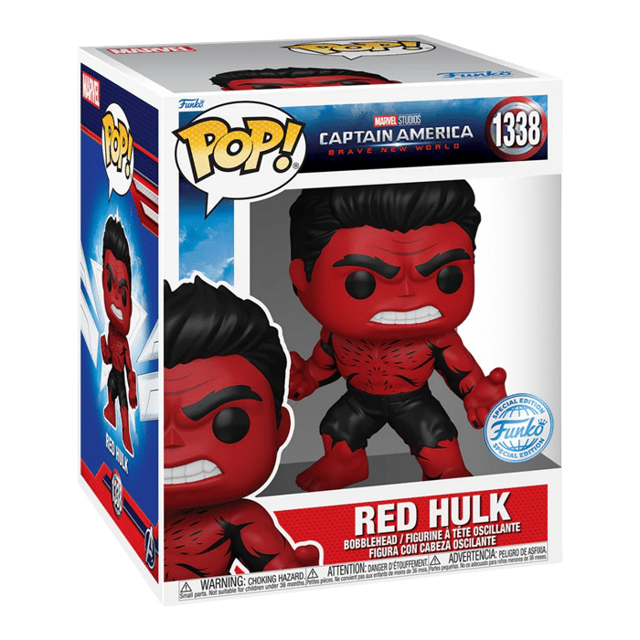 funko pop red hulk retro visuel produit