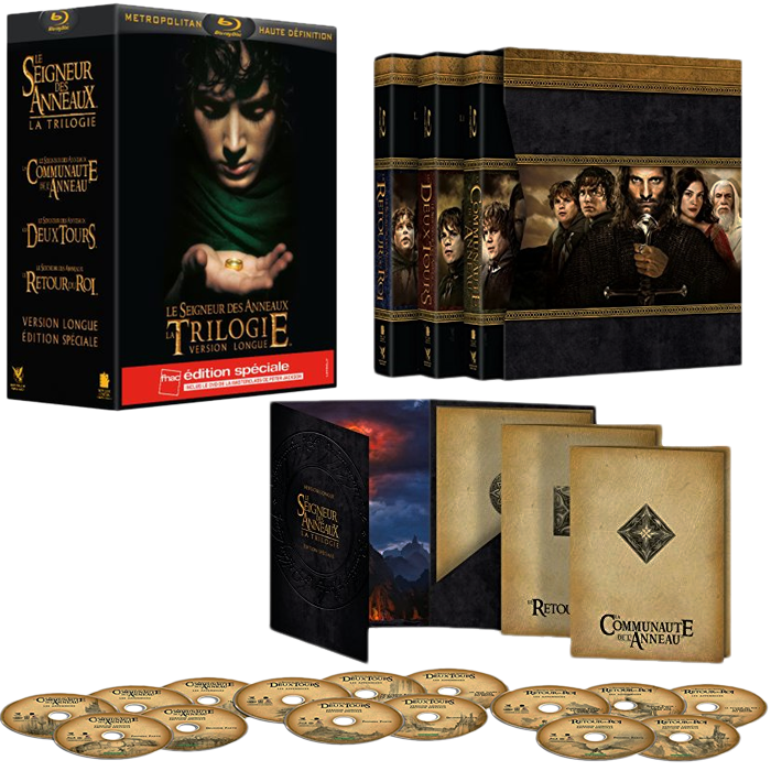 coffret trilogie Le Seigneur des Anneaux version longue Edition Fnac Version Longue Blu Ray
