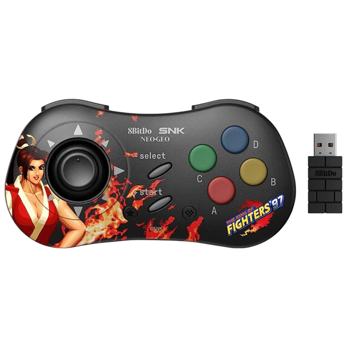 manette 8bitdo mai shiranui neo geo mini et pc visuel produit