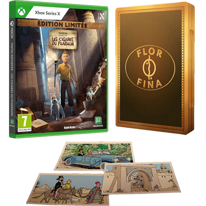 Tintin Reporter Les Cigares du Pharaon edition limitée xbox v2 produit