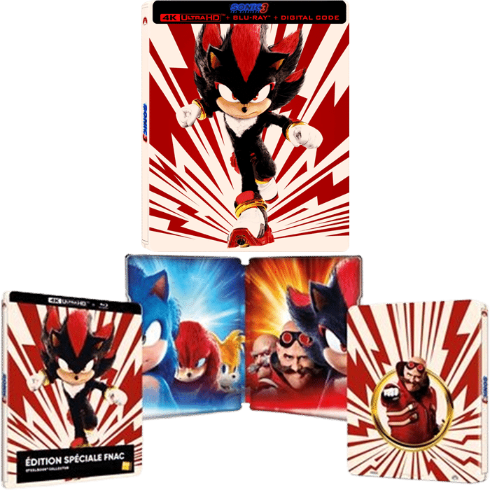 Sonic 3 4K Steelbook Fnac definif produit