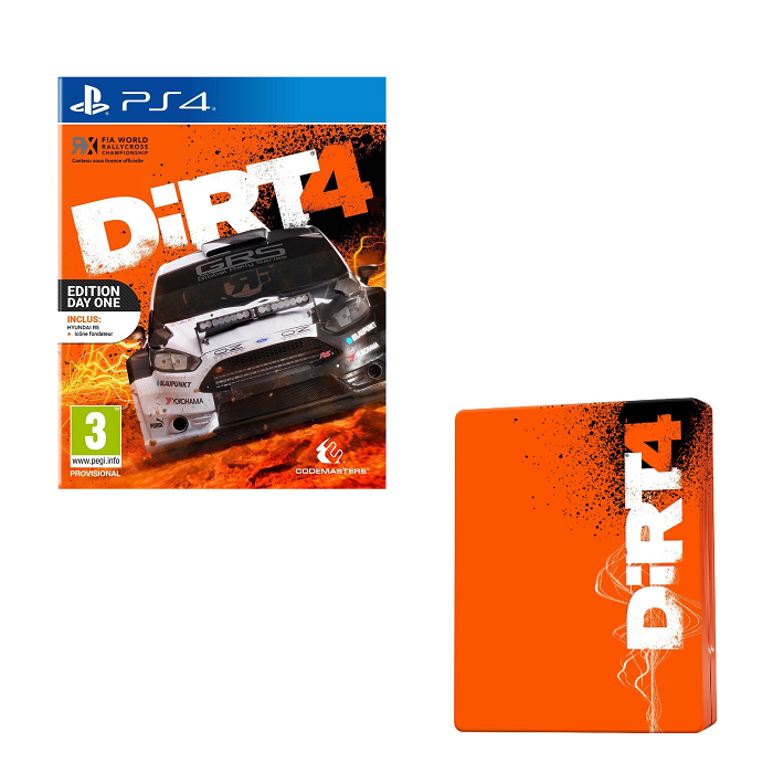 dirt 4 steelbook pas cher