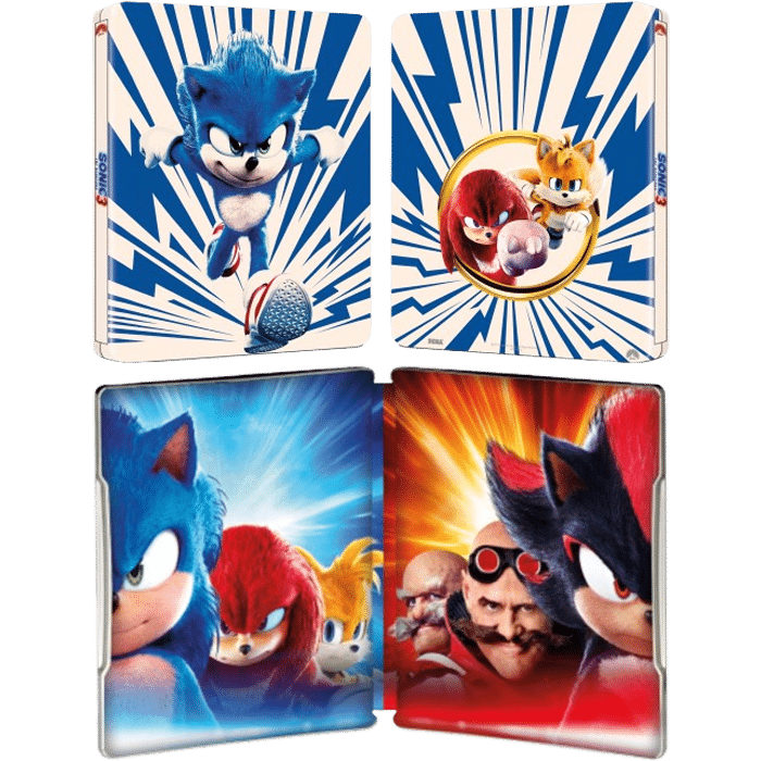 Sonic 3 4K Steelbook provisoire US v2 produit