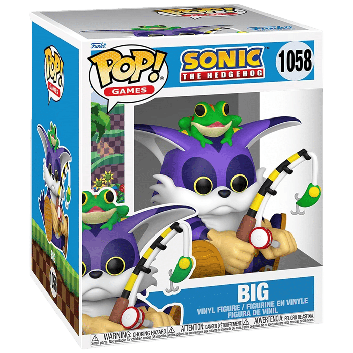 funko pop 1058 sonic big the cat visuel produit