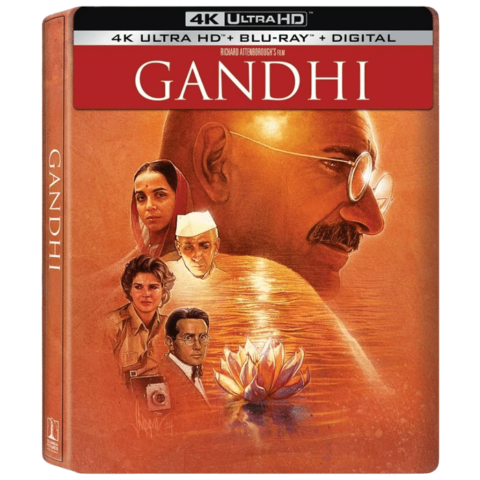 gandhi 1982 4k steelbook visuel produit