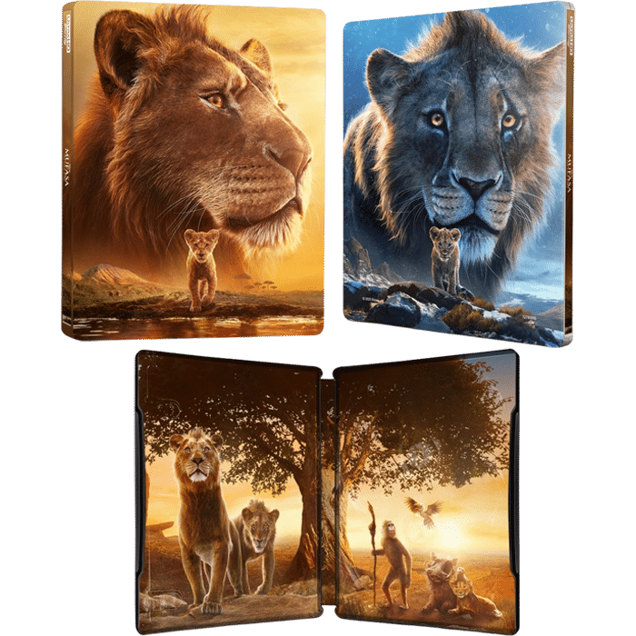 mufasa le roi lion 4K steelbook provisoire US produit