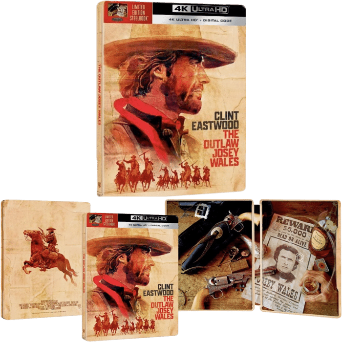 Josey Wales Hors la Loi 4K Steelbook provisoire us produit