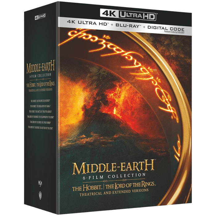 coffret middle earth hobbit et seigneur des anneaux 4k visuel produit