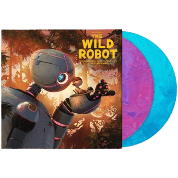 vinyle le robot sauvage edition limitee bleu violet visuel produit