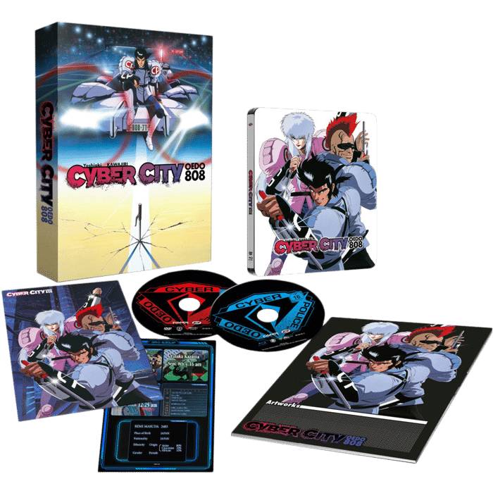 Cyber City Oedo 808 Blu Ray Collector Limité produit