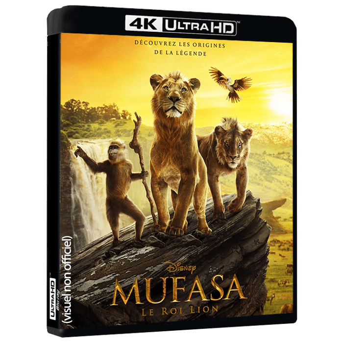 mufasa le roi lion blu ray 4k visuel produit