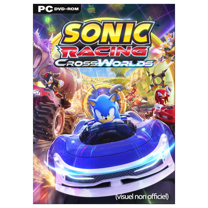 sonic racing crossworlds sur pc visuel produit