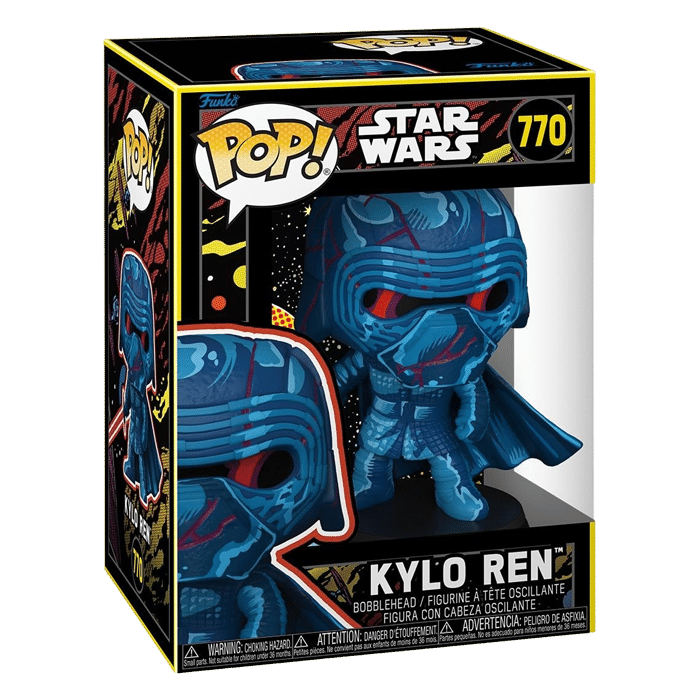funko pop kylo ren retro visuel produit