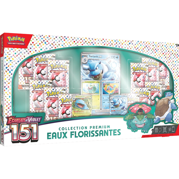 Coffret Pokémon EV3.5 151 Collection Premium Eaux Florissantes definitif produit