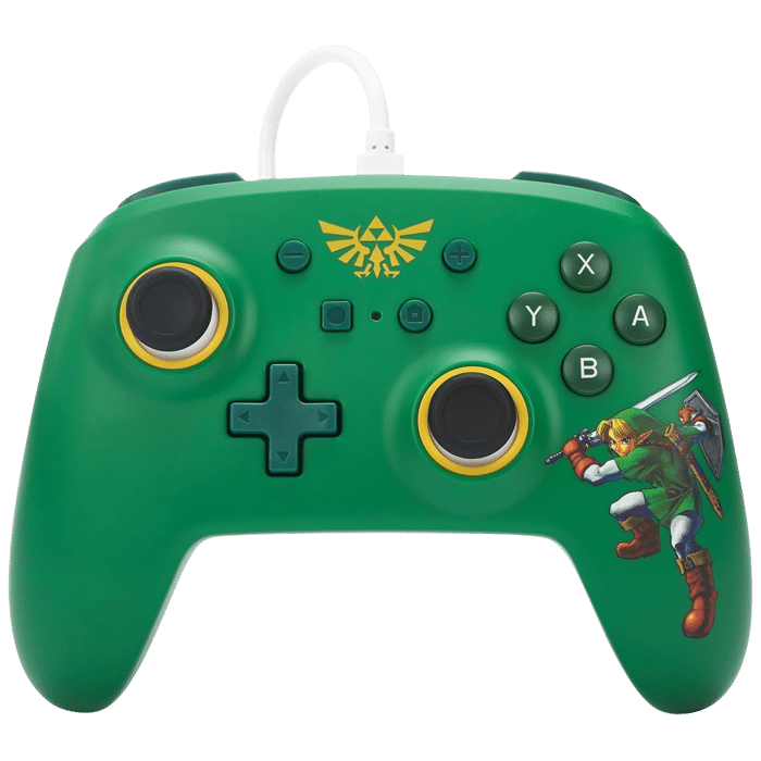 manette filaire zelda sur switch visuel produit