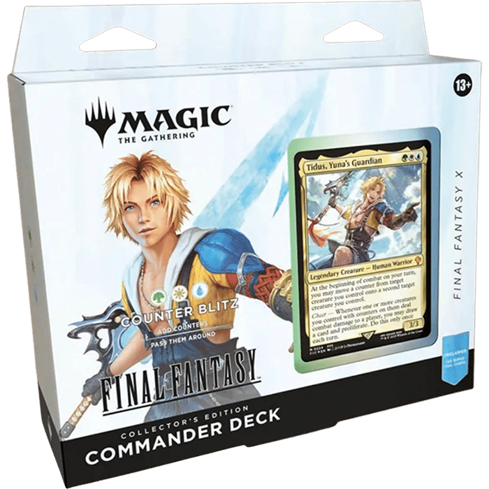 commander deck collector tidus magic x ff10 visuel produit