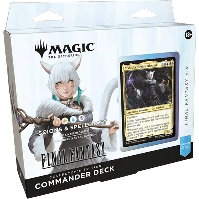 commander deck collector yshtola magic x ff14 visuel produit