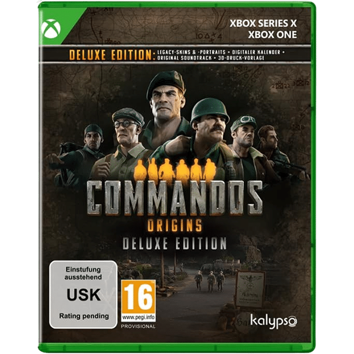 commandos origins edition deluxe xbox visuel produit