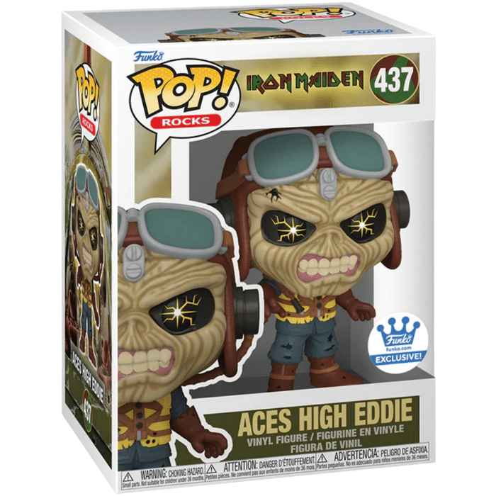 funko pop iron maiden eddie aces high visuel produit