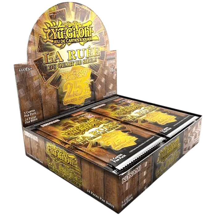 display yu gi oh la ruee du quart de siecle visuel produit