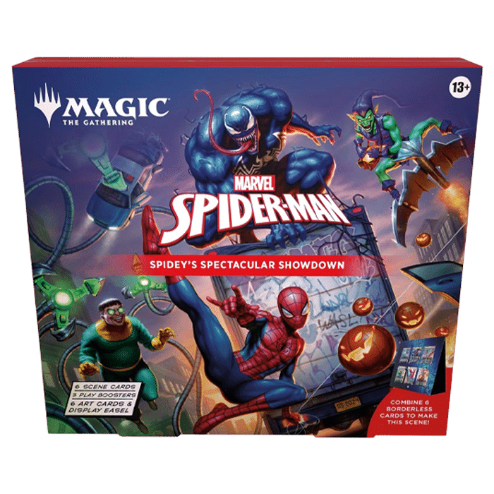 magic gathering spiderman scene box visuel produit